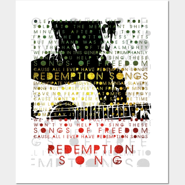 Redemption Song Wall Art by LionTuff79